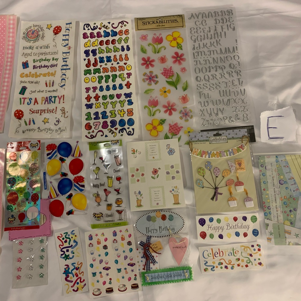 Vintage Stickers Junk Journal Scrapbook Ephemera 90’s Grossman Sandylion
